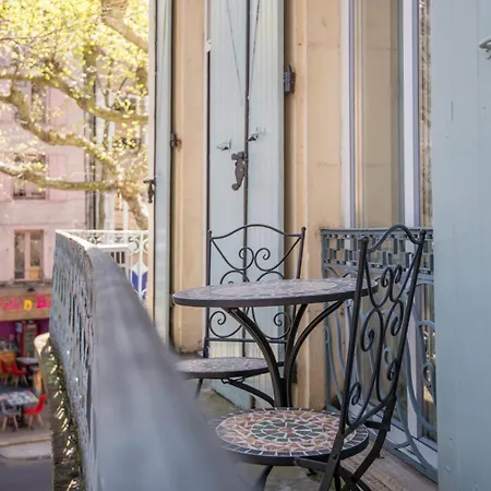 Le Centre-ville,fibre,balcon,clim Apartman Millau
